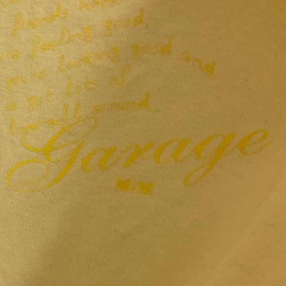 Garage - Yellow zip up sweater - Size M - 100% cotton - Picture 4 of 4